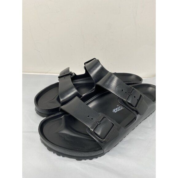 Birkenstock Other - Birkenstocks Arizona Mens 46 Black Sandals Slide On Buckle Size 13 Rubber